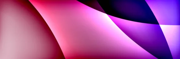 Fluid gradient neon barevné vlny, vektorové abstraktní pozadí — Stockový vektor