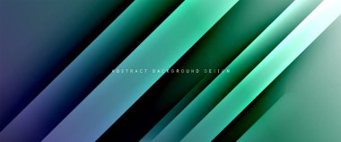 Dinamik diyagonal çizgileri olan akışkan eğimler soyut arkaplan. Dinamik ışık ve gölge efektleriyle parlak renkler. Vektör duvar kağıdı veya poster