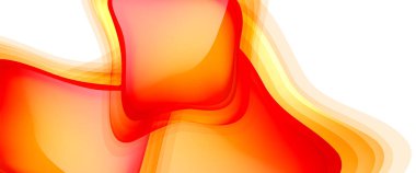 Çemberler ve baloncuklar soyut arka plan. Web pankartı, uygulama veya poster için sıvı yuvarlak şekiller