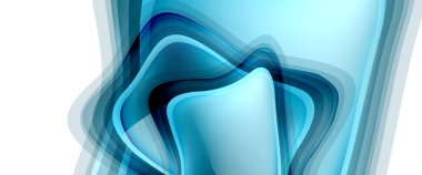 Çemberler ve baloncuklar soyut arka plan. Web pankartı, uygulama veya poster için sıvı yuvarlak şekiller