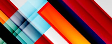 Gölge çizgileri, modern formlar, dikdörtgenler, kareler ve akışkan eğimlere sahip geometrik soyut arkaplanlar. Parlak renkli çizgiler serin arkaplanlar