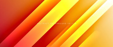 Dinamik diyagonal çizgileri olan akışkan eğimler soyut arkaplan. Dinamik ışık ve gölge efektleriyle parlak renkler. Vektör duvar kağıdı veya poster