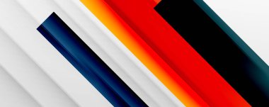 Gölge çizgileri, modern formlar, dikdörtgenler, kareler ve akışkan eğimlere sahip geometrik soyut arkaplanlar. Parlak renkli çizgiler serin arkaplanlar