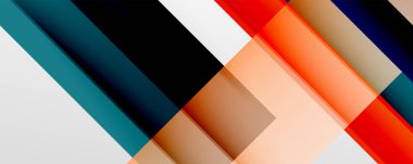 Gölge çizgileri, modern formlar, dikdörtgenler, kareler ve akışkan eğimlere sahip geometrik soyut arkaplanlar. Parlak renkli çizgiler serin arkaplanlar