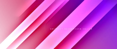 Dinamik diyagonal çizgileri olan akışkan eğimler soyut arkaplan. Dinamik ışık ve gölge efektleriyle parlak renkler. Vektör duvar kağıdı veya poster