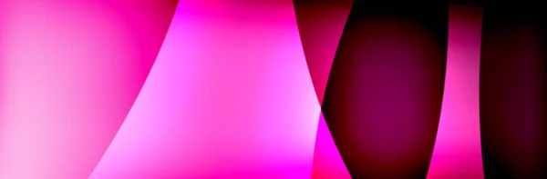 Fluid Gradient Neon Farbwellen, Vektor abstrakten Hintergrund — Stockvektor