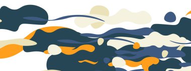 Moda sıvı biçimi, soyut tasarım şekilleri, pankartlar, broşürler, posterler, web iniş sayfaları, kapaklar veya pankartlar için dinamik vektör arkaplanı