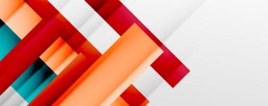 Gölge çizgileri, modern formlar, dikdörtgenler, kareler ve akışkan eğimlere sahip geometrik soyut arkaplanlar. Parlak renkli çizgiler serin arkaplanlar