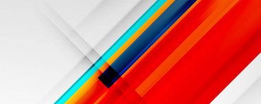 Gölge çizgileri, modern formlar, dikdörtgenler, kareler ve akışkan eğimlere sahip geometrik soyut arkaplanlar. Parlak renkli çizgiler serin arkaplanlar