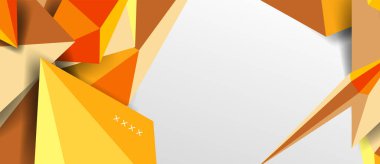 3d düşük poli soyut arka plan vektör çizimi