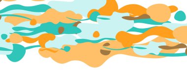 Moda sıvı biçimi, soyut tasarım şekilleri, pankartlar, broşürler, posterler, web iniş sayfaları, kapaklar veya pankartlar için dinamik vektör arkaplanı