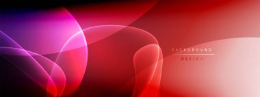 Vektör soyut arkaplan - sıvı kabarcıklar, gölgeler ve ışık efektleri ile sıvı gradyan şekiller. Metin için parlak tasarım şablonu