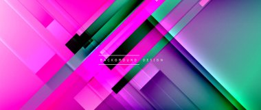 Sıvı renk eğiminde dinamik çizgiler. Metnin, logonuz veya grafikleriniz için modaylı geometrik soyut arkaplan