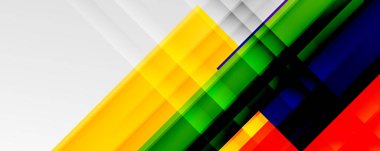 Gölge çizgileri, modern formlar, dikdörtgenler, kareler ve akışkan eğimlere sahip geometrik soyut arkaplanlar. Parlak renkli çizgiler serin arkaplanlar