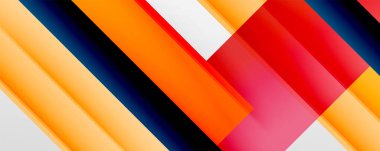 Gölge çizgileri, modern formlar, dikdörtgenler, kareler ve akışkan eğimlere sahip geometrik soyut arkaplanlar. Parlak renkli çizgiler serin arkaplanlar