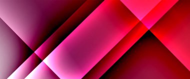 Dinamik diyagonal çizgileri olan akışkan eğimler soyut arkaplan. Dinamik ışık ve gölge efektleriyle parlak renkler. Vektör duvar kağıdı veya poster