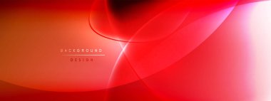 Vektör soyut arkaplan - sıvı kabarcıklar, gölgeler ve ışık efektleri ile sıvı gradyan şekiller. Metin için parlak tasarım şablonu