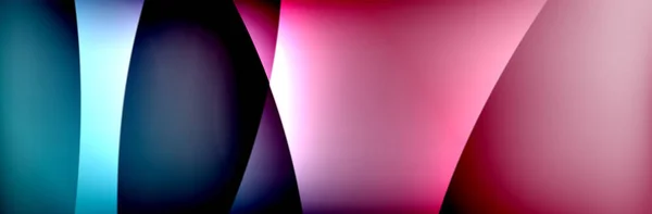 Płynny gradientowy neon fale kolorów, wektor abstrakcyjne tło — Wektor stockowy
