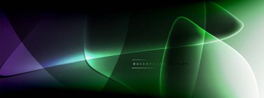 Vektör soyut arkaplan - sıvı kabarcıklar, gölgeler ve ışık efektleri ile sıvı gradyan şekiller. Metin için parlak tasarım şablonu