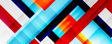Gölge çizgileri, modern formlar, dikdörtgenler, kareler ve akışkan eğimlere sahip geometrik soyut arkaplanlar. Parlak renkli çizgiler serin arkaplanlar