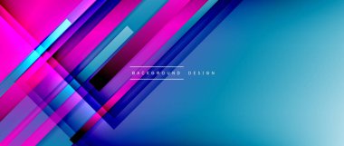 Sıvı renk eğiminde dinamik çizgiler. Metnin, logonuz veya grafikleriniz için modaylı geometrik soyut arkaplan