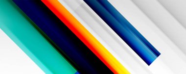 Gölge çizgileri, modern formlar, dikdörtgenler, kareler ve akışkan eğimlere sahip geometrik soyut arkaplanlar. Parlak renkli çizgiler serin arkaplanlar