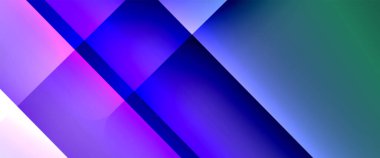 Dinamik diyagonal çizgileri olan akışkan eğimler soyut arkaplan. Dinamik ışık ve gölge efektleriyle parlak renkler. Vektör duvar kağıdı veya poster