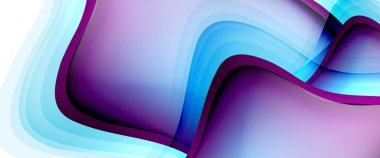 Çemberler ve baloncuklar soyut arka plan. Web pankartı, uygulama veya poster için sıvı yuvarlak şekiller