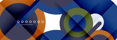 Kapaklar, afişler, el ilanları ve posterler ve diğer şablonlar için çemberler ve çizgiler soyut arkaplan