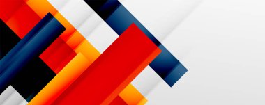 Gölge çizgileri, modern formlar, dikdörtgenler, kareler ve akışkan eğimlere sahip geometrik soyut arkaplanlar. Parlak renkli çizgiler serin arkaplanlar