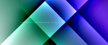 Dinamik diyagonal çizgileri olan akışkan eğimler soyut arkaplan. Dinamik ışık ve gölge efektleriyle parlak renkler. Vektör duvar kağıdı veya poster