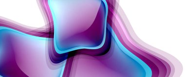 Çemberler ve baloncuklar soyut arka plan. Web pankartı, uygulama veya poster için sıvı yuvarlak şekiller