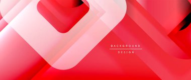 Çizgiler ve modern formlarla vektör geometrik arkaplan. Soyut yuvarlak şekiller, gölge ve ışık efektleri ile akışkan eğimli