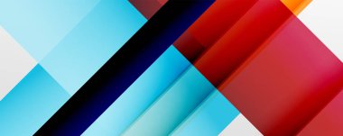 Gölge çizgileri, modern formlar, dikdörtgenler, kareler ve akışkan eğimlere sahip geometrik soyut arkaplanlar. Parlak renkli çizgiler serin arkaplanlar