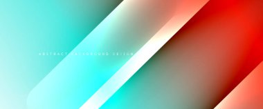 Dinamik diyagonal çizgileri olan akışkan eğimler soyut arkaplan. Dinamik ışık ve gölge efektleriyle parlak renkler. Vektör duvar kağıdı veya poster