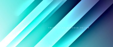 Dinamik diyagonal çizgileri olan akışkan eğimler soyut arkaplan. Dinamik ışık ve gölge efektleriyle parlak renkler. Vektör duvar kağıdı veya poster