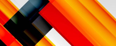 Gölge çizgileri, modern formlar, dikdörtgenler, kareler ve akışkan eğimlere sahip geometrik soyut arkaplanlar. Parlak renkli çizgiler serin arkaplanlar