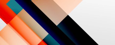 Gölge çizgileri, modern formlar, dikdörtgenler, kareler ve akışkan eğimlere sahip geometrik soyut arkaplanlar. Parlak renkli çizgiler serin arkaplanlar