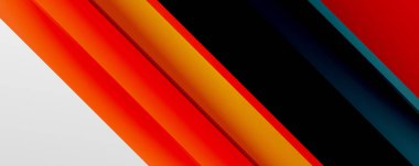 Gölge çizgileri, modern formlar, dikdörtgenler, kareler ve akışkan eğimlere sahip geometrik soyut arkaplanlar. Parlak renkli çizgiler serin arkaplanlar