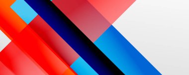 Gölge çizgileri, modern formlar, dikdörtgenler, kareler ve akışkan eğimlere sahip geometrik soyut arkaplanlar. Parlak renkli çizgiler serin arkaplanlar