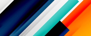 Gölge çizgileri, modern formlar, dikdörtgenler, kareler ve akışkan eğimlere sahip geometrik soyut arkaplanlar. Parlak renkli çizgiler serin arkaplanlar