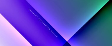 Dinamik diyagonal çizgileri olan akışkan eğimler soyut arkaplan. Dinamik ışık ve gölge efektleriyle parlak renkler. Vektör duvar kağıdı veya poster