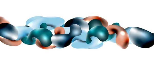 Burbujas fondo abstracto. Salpicaduras de líquido en la plantilla de vector blanco — Archivo Imágenes Vectoriales