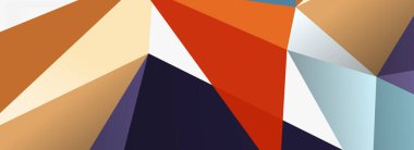 3d mozaik soyut arkaplan, düşük poli şekilli geometrik tasarım