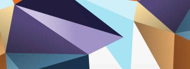 3d mozaik soyut arkaplan, düşük poli şekilli geometrik tasarım