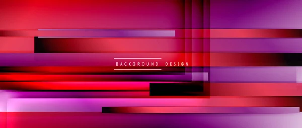 Dynamické čáry na barevném gradientu tekutin. Trendy geometrické abstraktní pozadí pro text, logo nebo grafiku — Stockový vektor