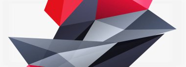 3d mozaik soyut arkaplan, düşük poli şekilli geometrik tasarım