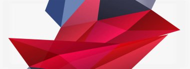 3d mozaik soyut arkaplan, düşük poli şekilli geometrik tasarım