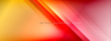 Hareket konsepti, sıvı renk eğimlerinde parlak parlak çizgiler soyut arkaplanlar. Metin için dinamik gölgeler ve ışık şablonları