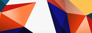 3d mozaik soyut arkaplan, düşük poli şekilli geometrik tasarım